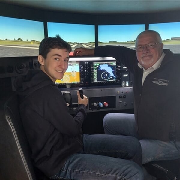 Customer Photo of 'Wings for Warriors' Full Motion Flight Simulator